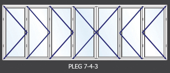 Puerta Plegable